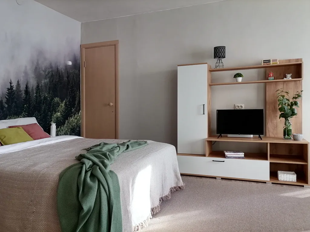 Квартира с видом на парк у центральной площади и с парковкой