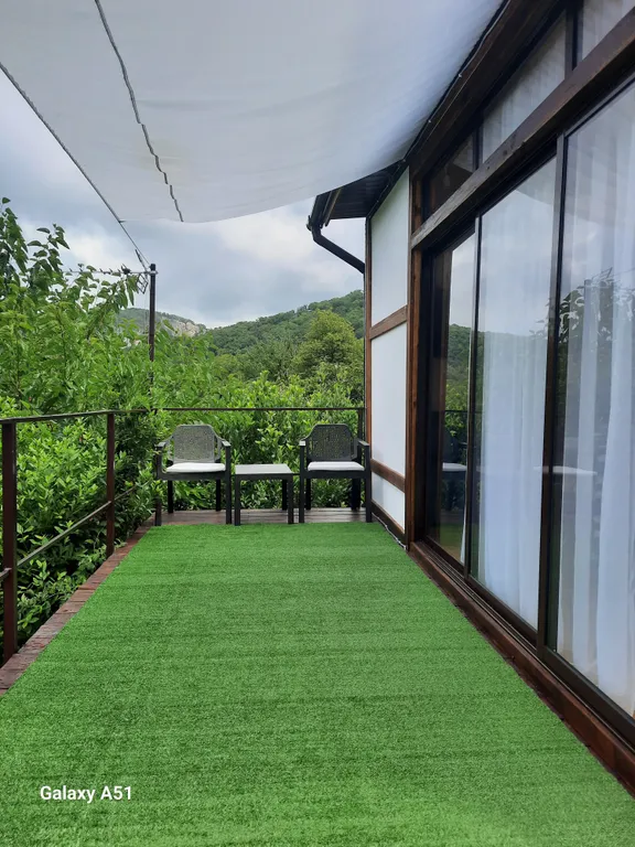 Коттедж с баней и тёплым джакузи