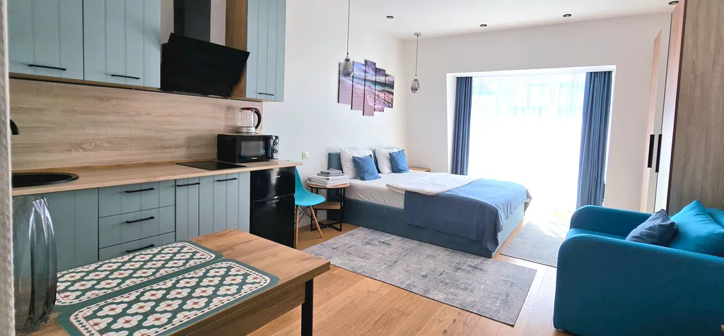 Квартира Апартаменты с видом на море, концепция отеля на первой линии — Анапа