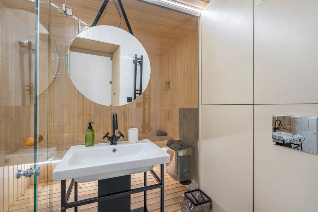 Ультрасовременный домик для отдыха вдвоем с сауной, купелью, мангалом