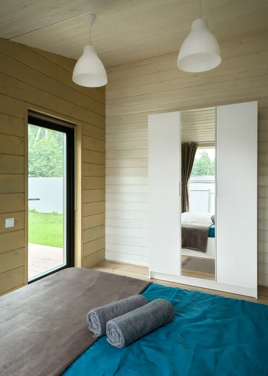 Дом Хвоя с баней с видом на ручей