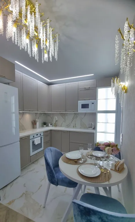 Квартира с дизайнерским ремонтом в 10 минутах от центра Краснодара