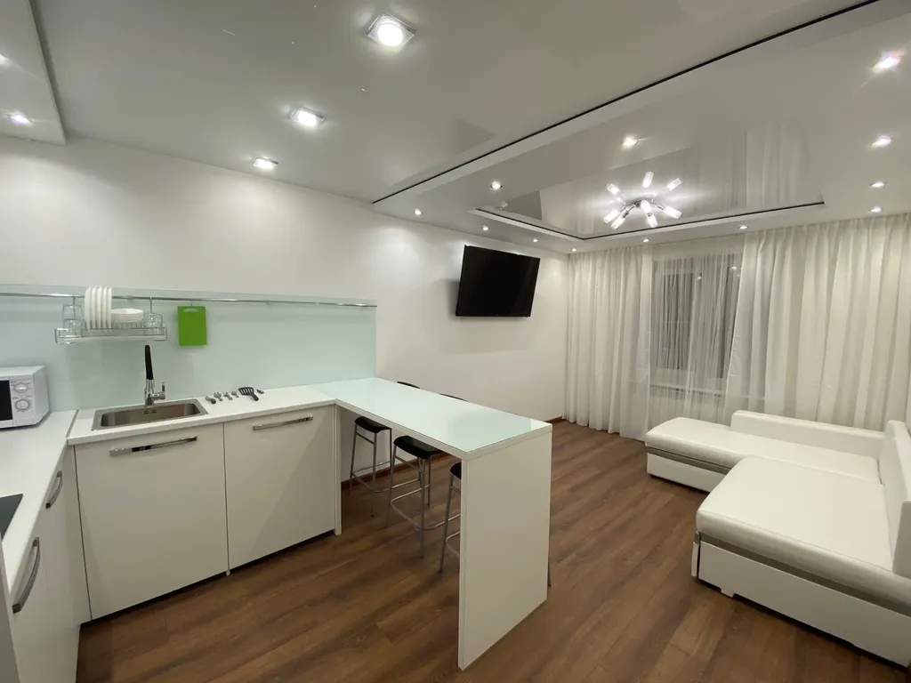 Большая квартира в центре с кухней-гостиной евро планировки