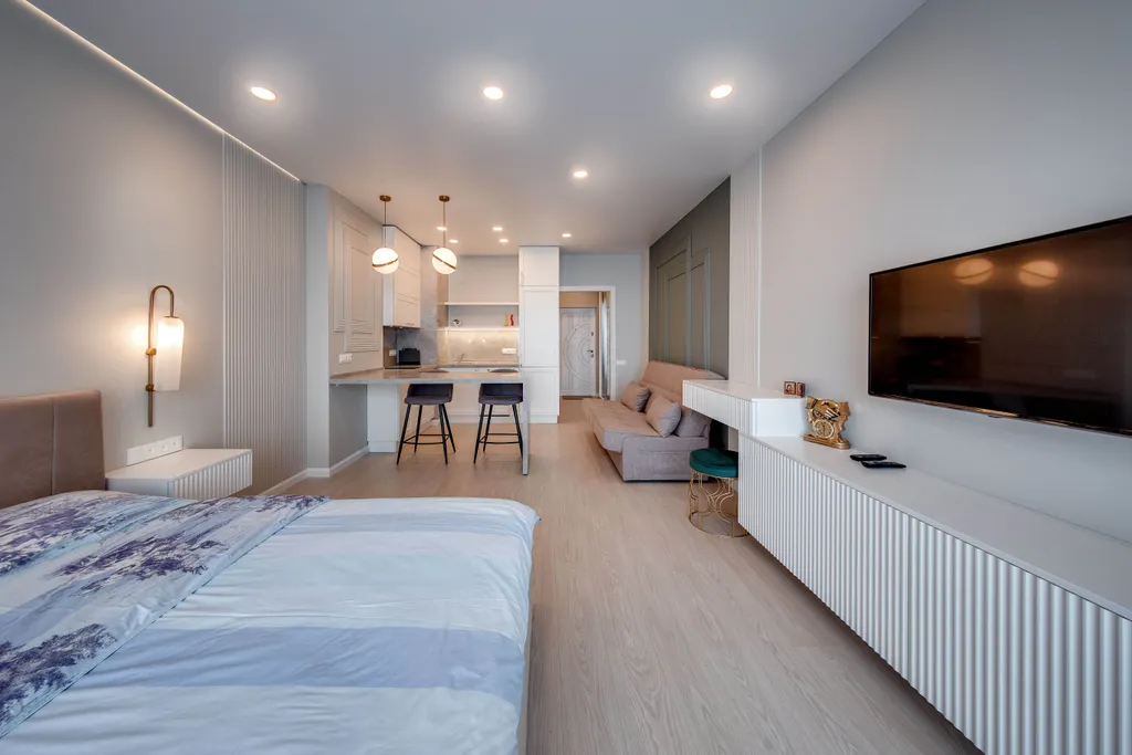 Студия с видом на море