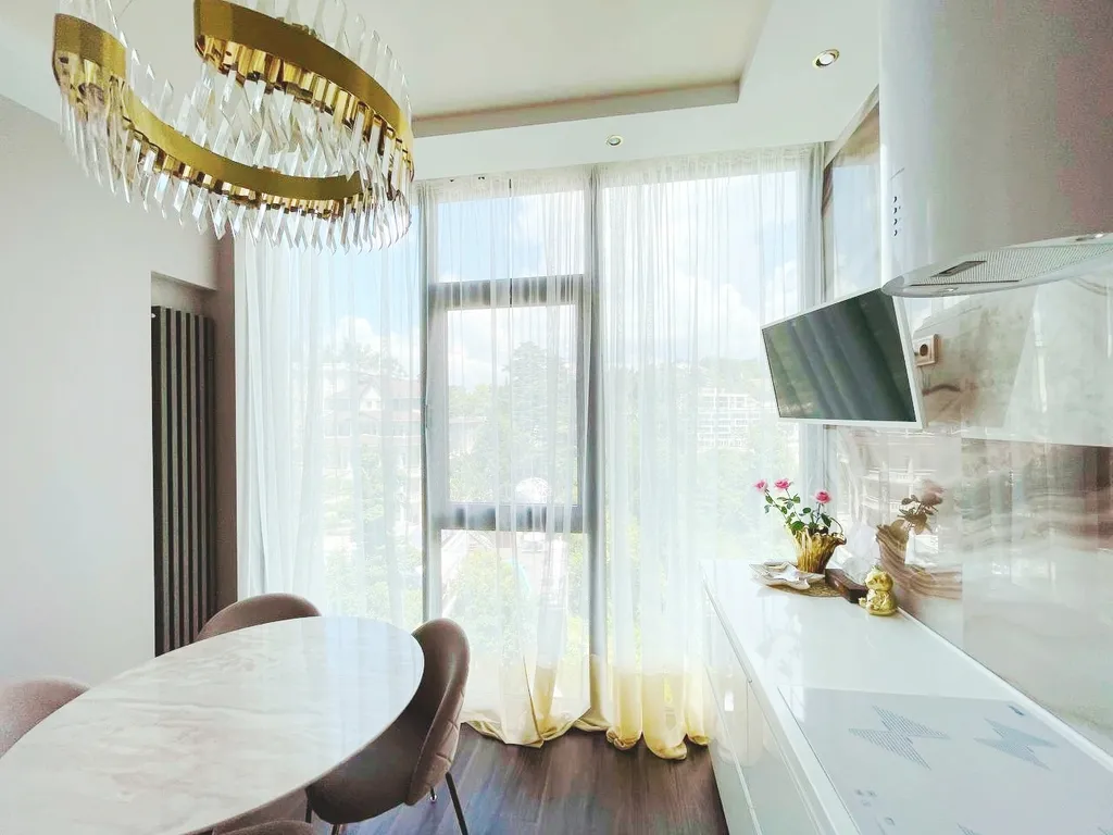 Квартира Двухкомнатная квартира с балконом у Дендрария Family Luxe — Сочи