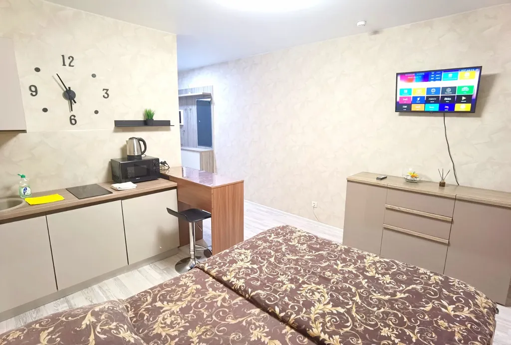 Уютная студия с новым ремонтом