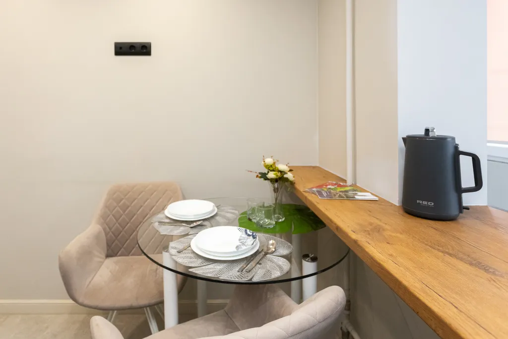 Уютная квартира с двумя балконами в центре рядом с Островом Канта