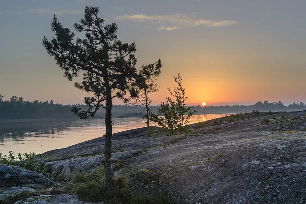 Дом с русской жаркой баней в Карелии