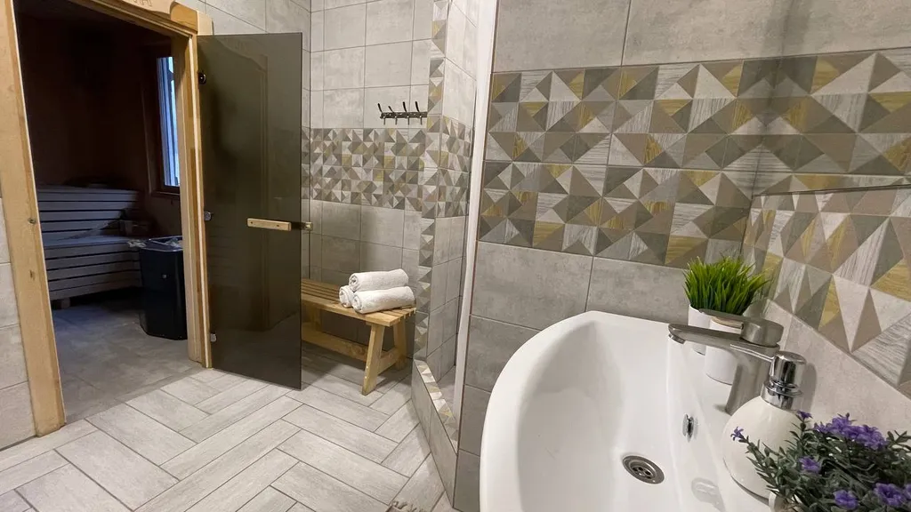 Yousinn, шале lucky house рядом с горнолыжкой манжерок, сауна