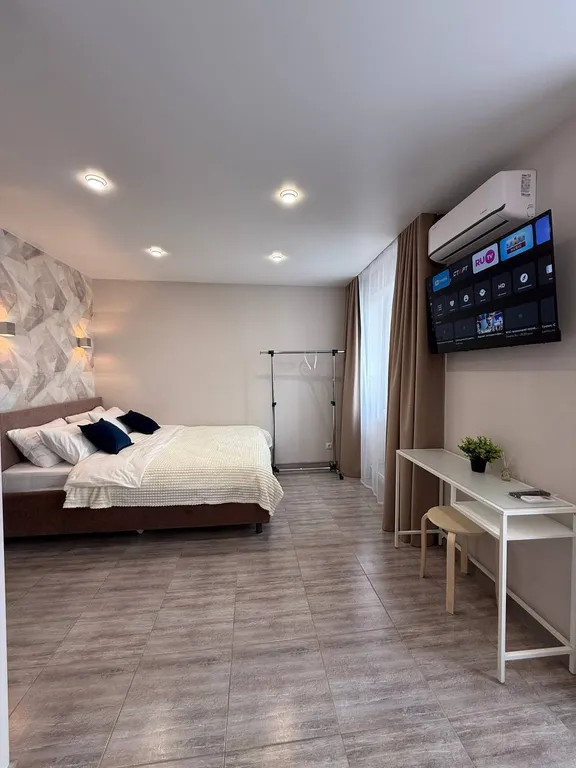 Стильная студия для пары, идеально для романтического отдыха