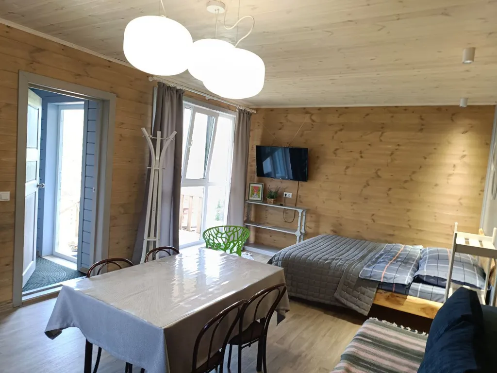 Уютный Эко-дом №14 (с банным чаном) в лесу в шаге от центра города