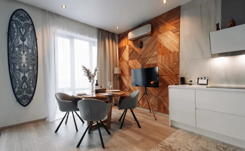 Квартира Квартира Skyfall с панорамным видом с 46 этажа небоскреба Савеловский — Москва