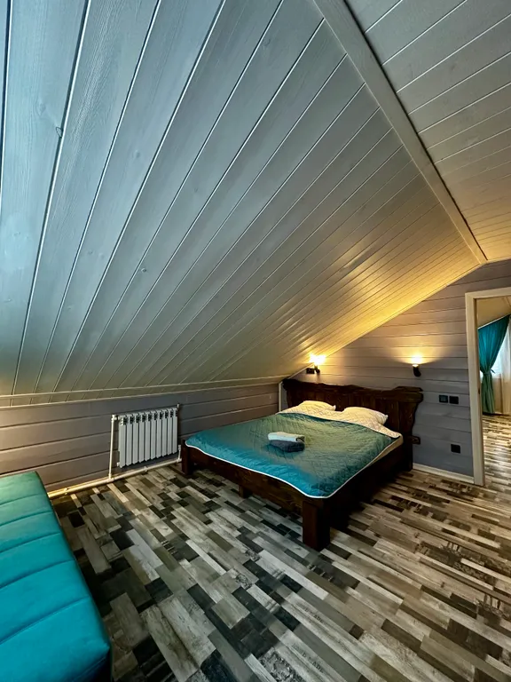 Дом 302m2 — чан, кухня, панорамные окна