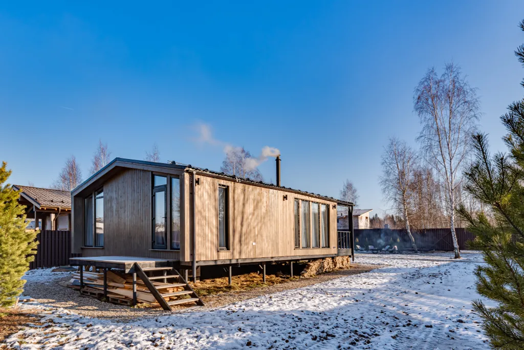 Коттедж Панорамный дом с сауной и камином — Семеновское