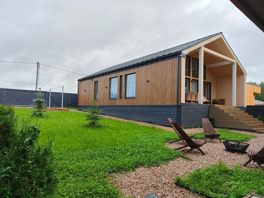 Семейный релакс-дом у реки с баней