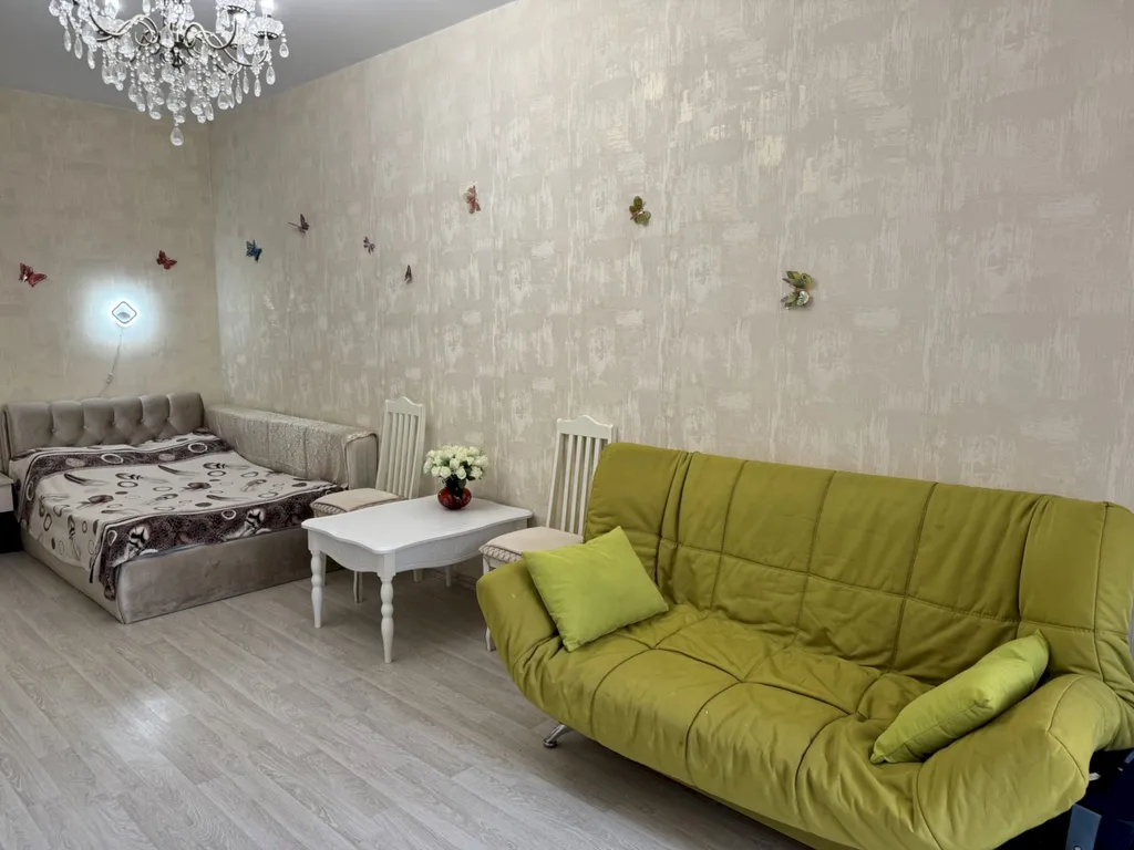 Квартира 1-к квартира с балконом и видом на горы - жк Черноморский — Геленджик