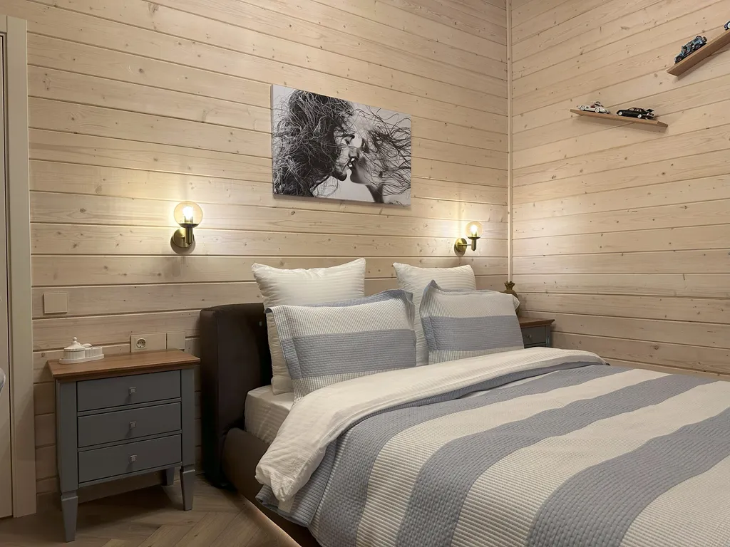 Барнхаус Дом у озера с видом на лес и озеро