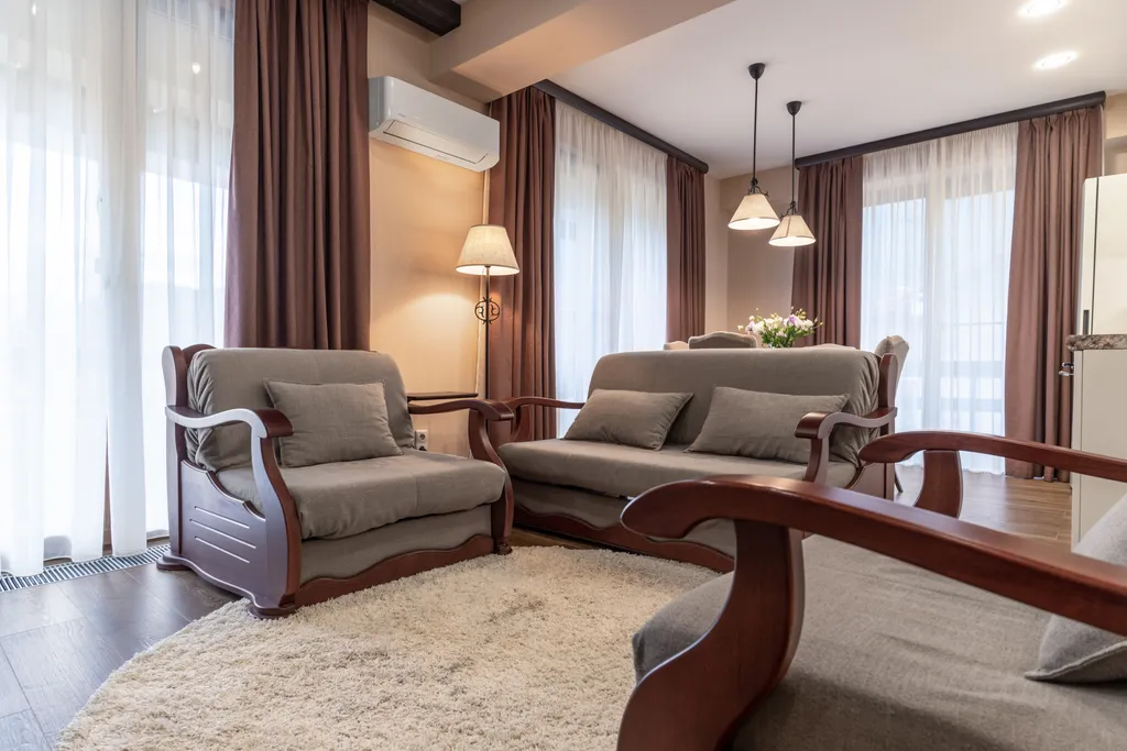 Семейные апартаменты с видом на горы