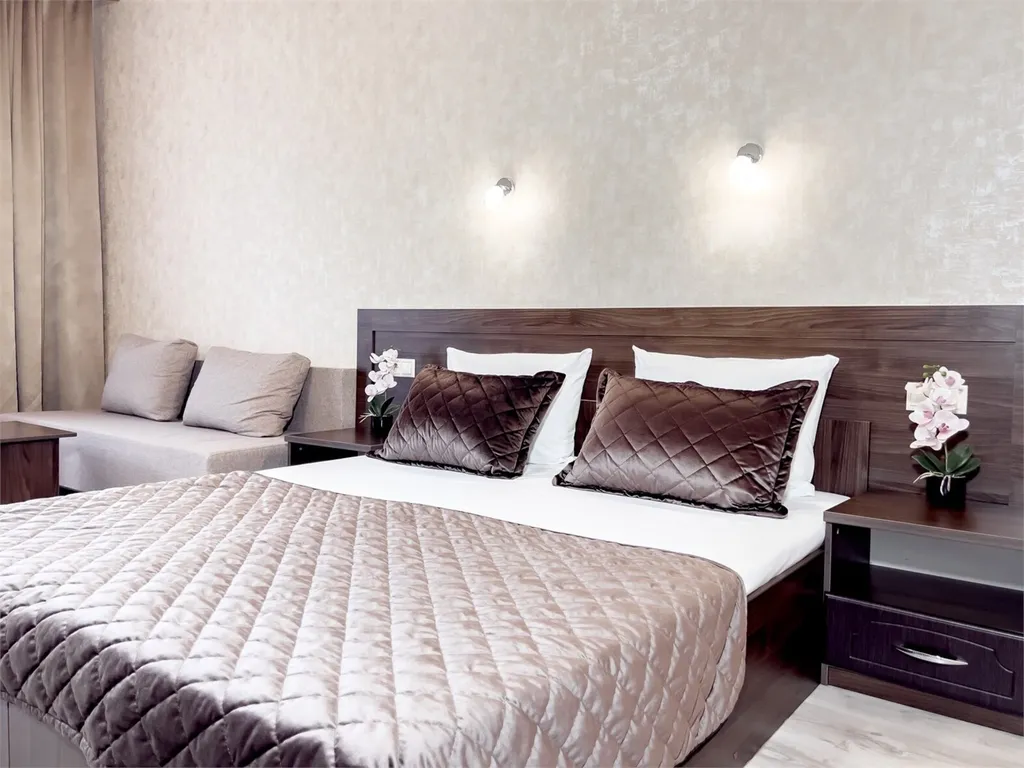 Люкс с видом на горы и балконом