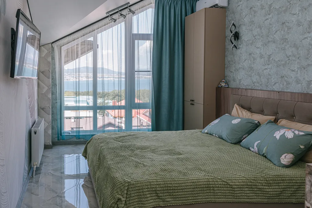 Квартира Квартира Уютная студия с видом на море в  ЖК Черноморский-2 — Геленджик