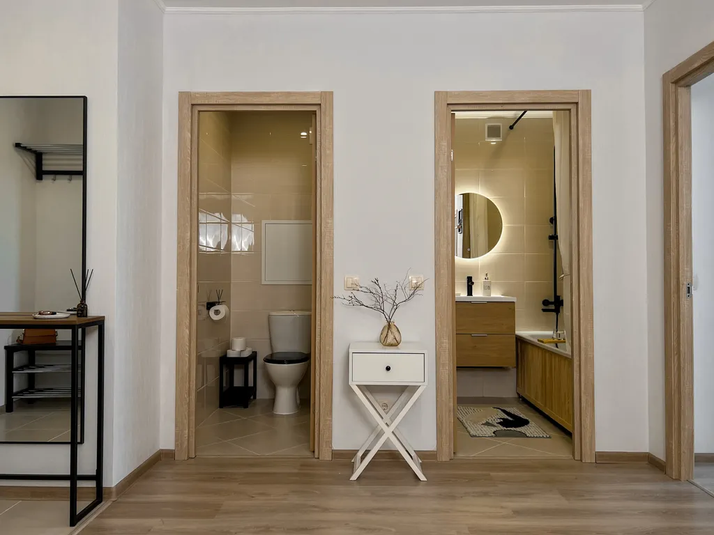 Апартамент Завидово на берегу реки с песчаным пляжем