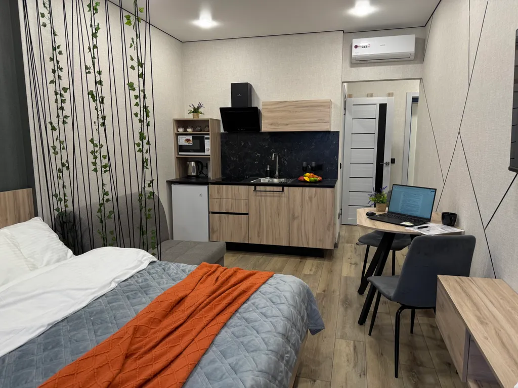 Квартира Квартира Дизайн-студия с зоной релакса и видом на ночной город — Новосибирск