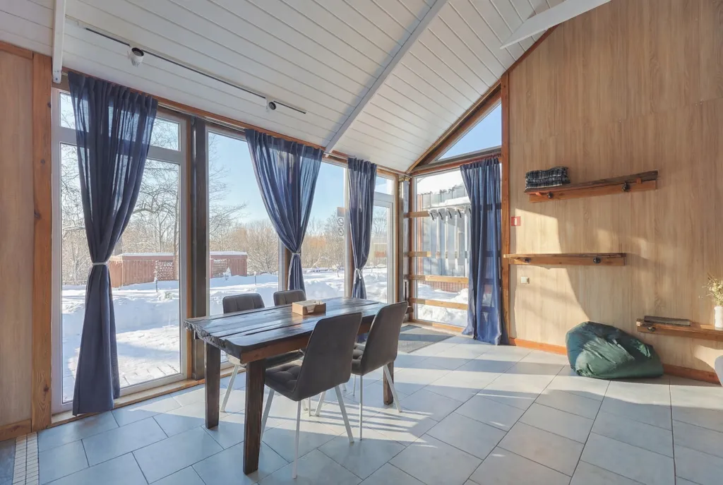 Коттедж Коттедж 3, barnhouse, современный одноэтажный дом с мансардой — Ногинск