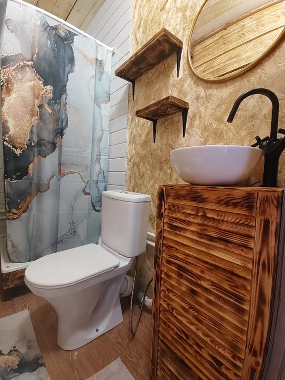 Коттедж Уютный, теплый дом с видом на гору Мустаг — Шерегеш