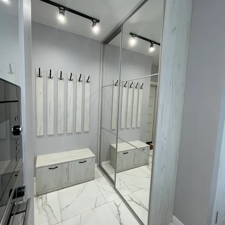 Квартира с красивым видом на вечерний Минск мир