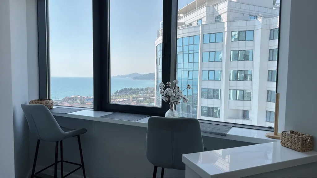 Фаворит, квартира души с панорамой на море, бассейном на территории ЖК