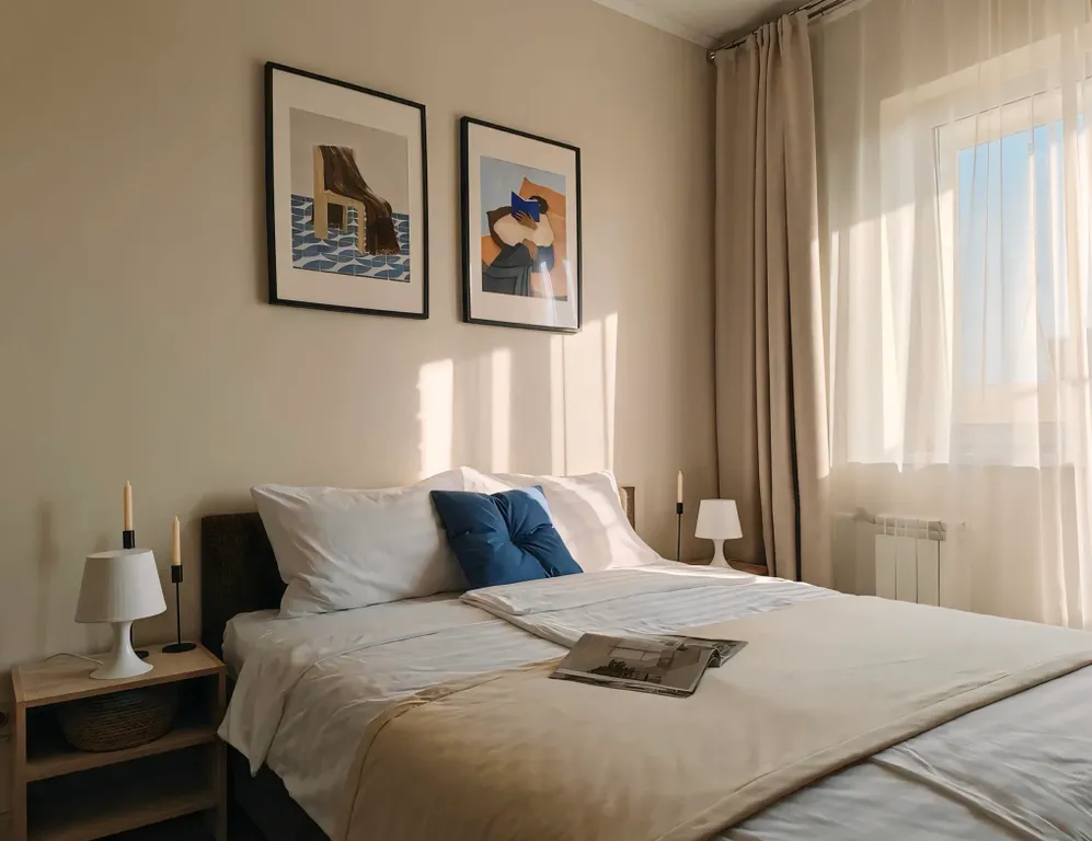 Комфортная студия с уютной лоджией