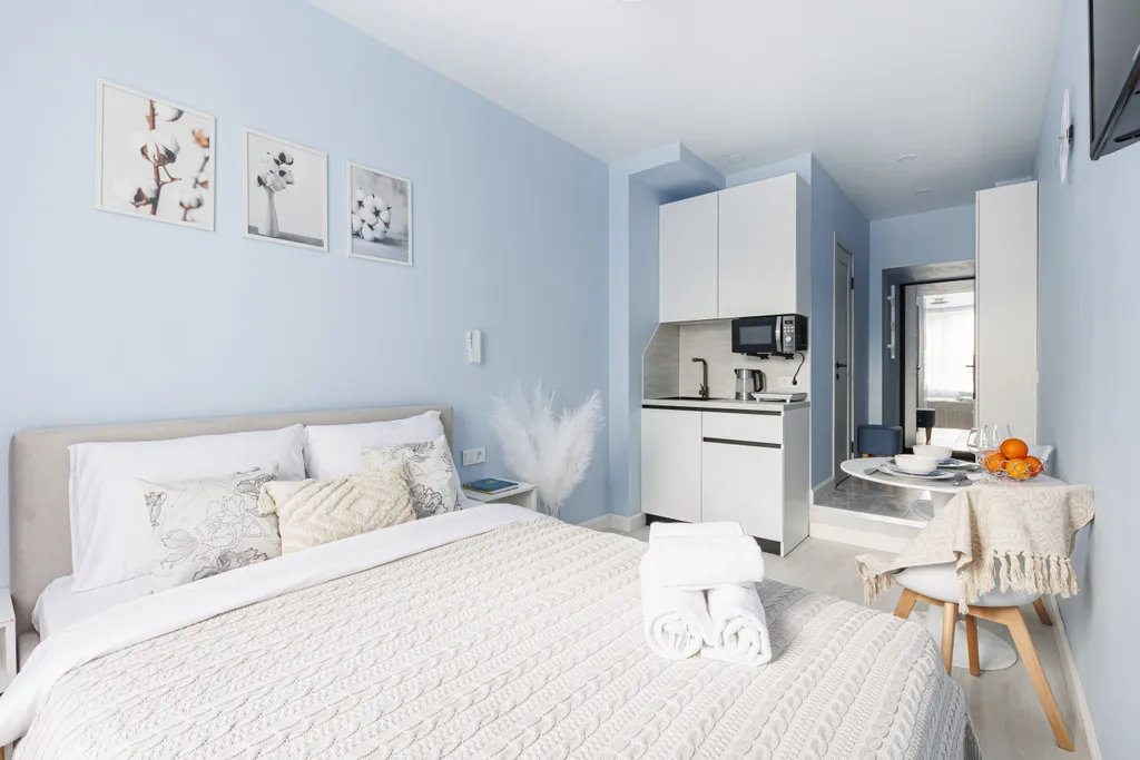 Квартира Квартира Дизайнерская студия на западе Москвы — Москва