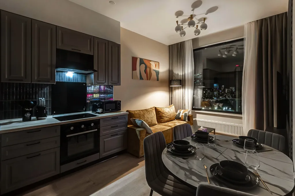 Квартира Просторная евро 3к квартира с видом на Москву-реку — Москва