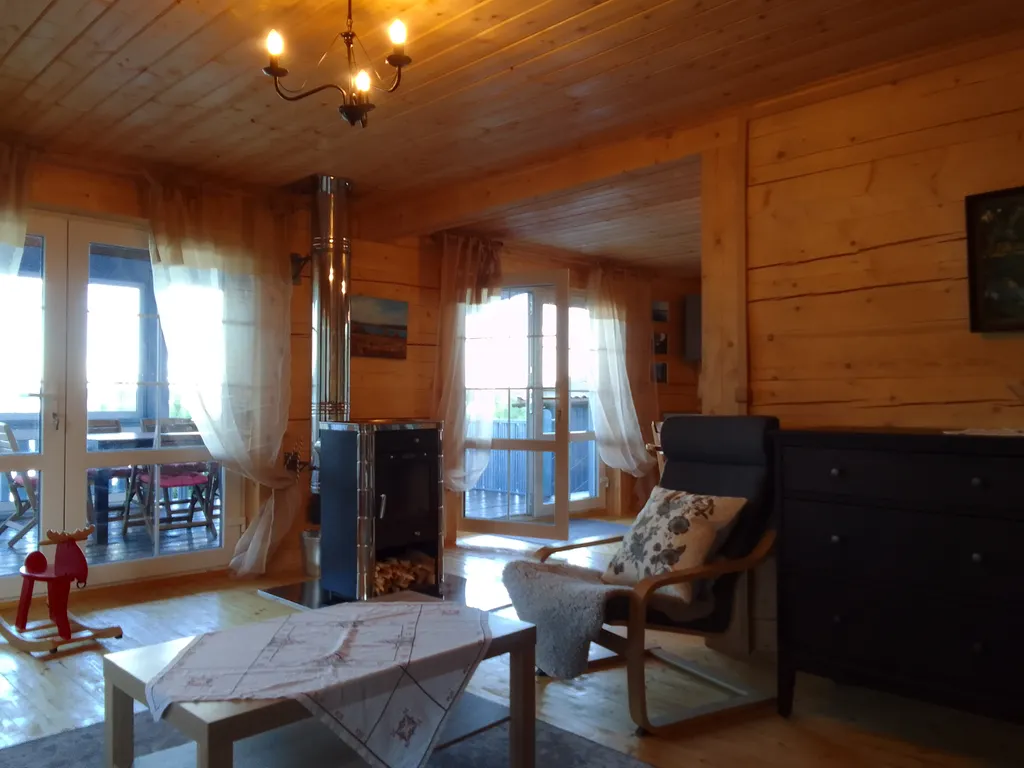 Уютный дом на 8 человек с видом на озеро