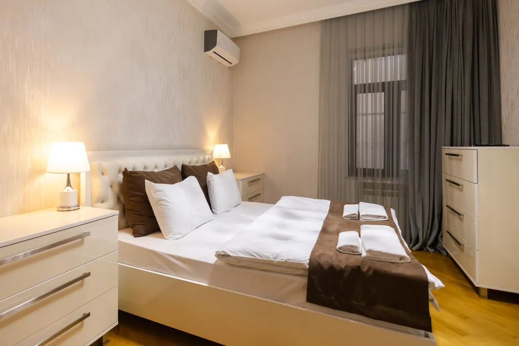 2 спальни + гостиная, прямой балкон с видом на гору Таргова