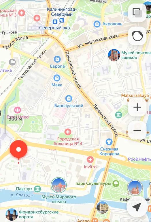 Квартира в центре у Музея Мирового океана