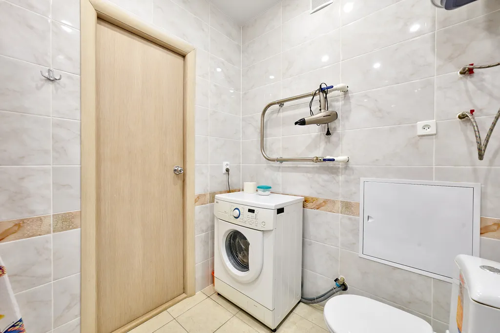 Современная студия с балконом на 21 этаже  в самом центре города