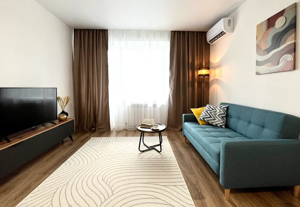 Уютная новая квартира в хорошем районе