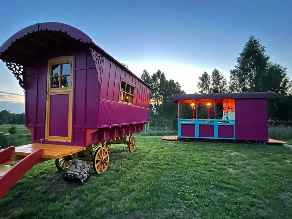 Уникальный арендный объект Кибитка на холме