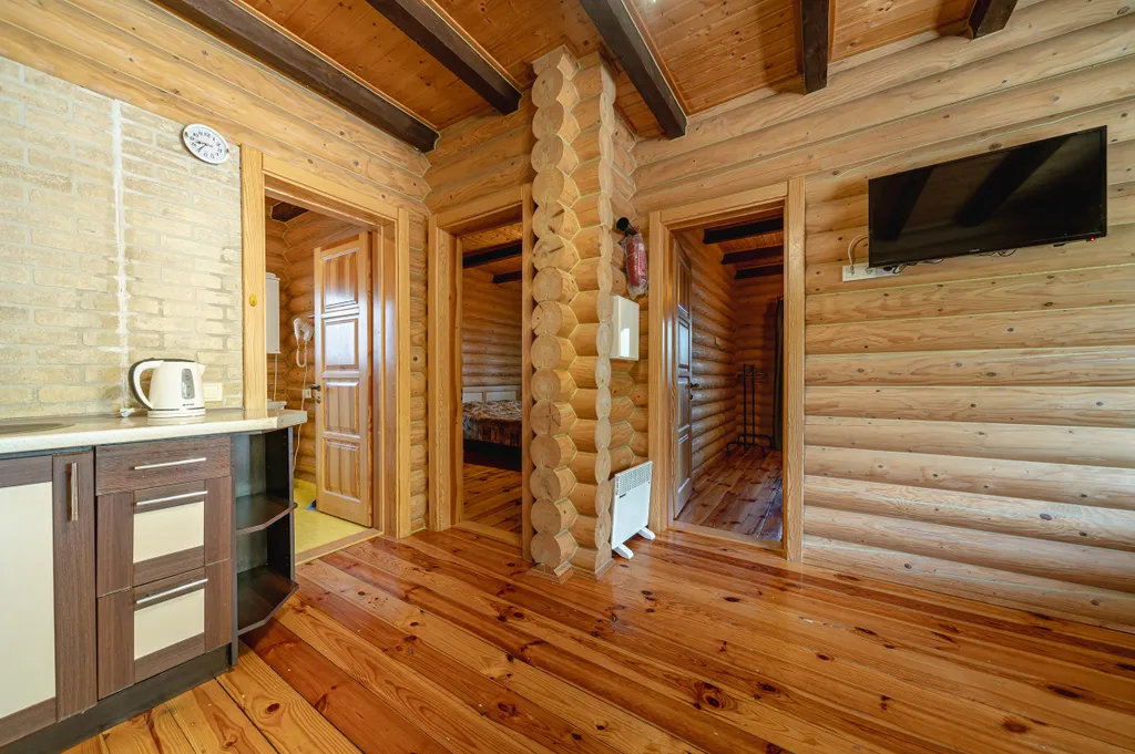 Этаж деревянного сруба