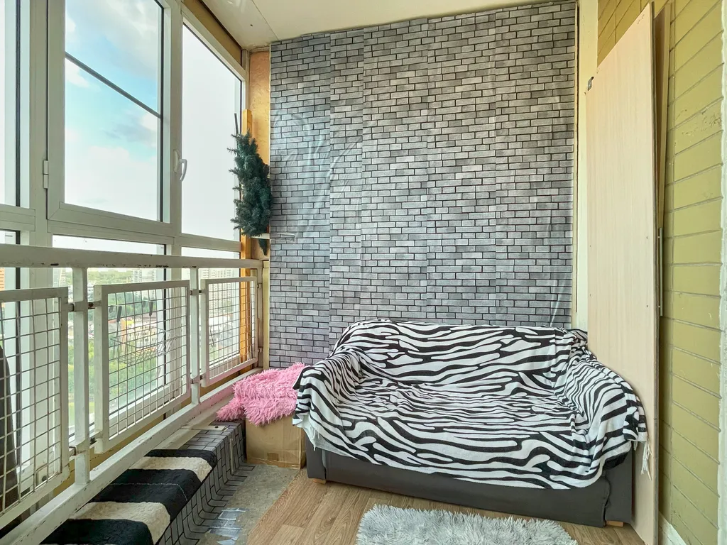 Шикарная квартира до 4 гостей, с большой лоджией