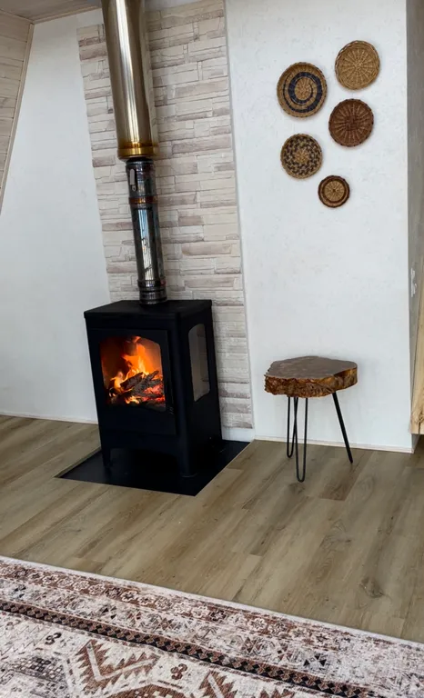 Большой дом А-фрейм с баней и чаном