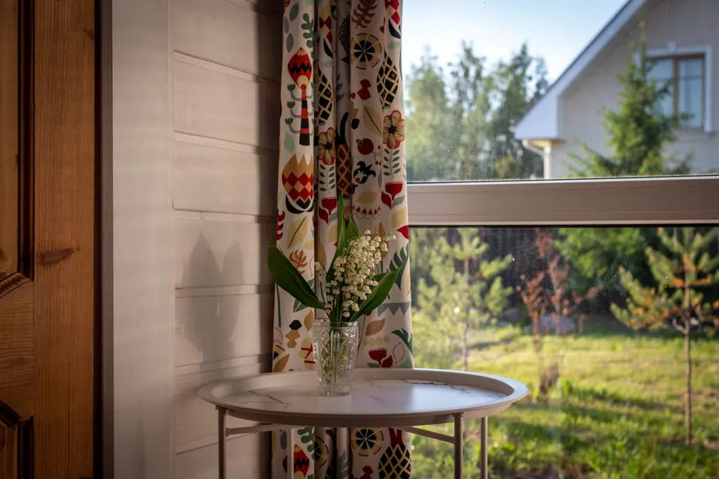 Норвежский домик с отдельной баней на дровах