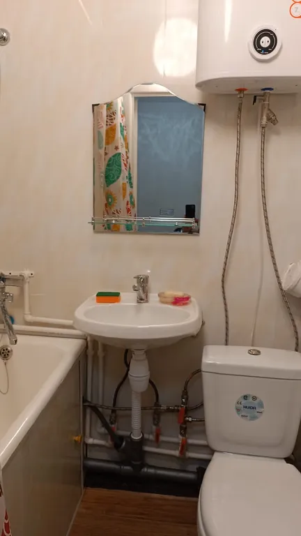 Чистая студия после ремонта на Второй речке, есть всё для проживания