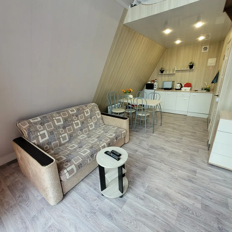 Дом A-frame с баней