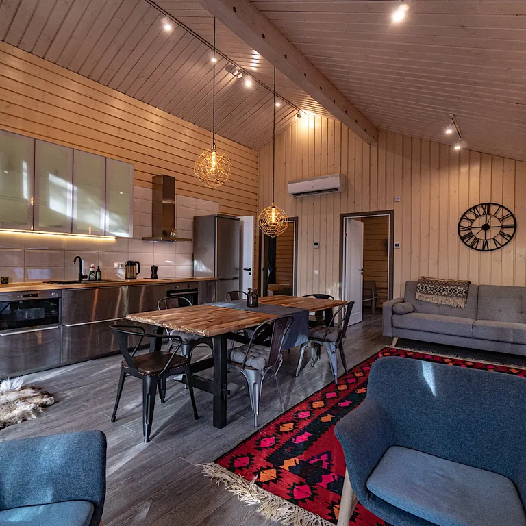 Домик в Соснах с сауной и банным чаном (Lato-80)