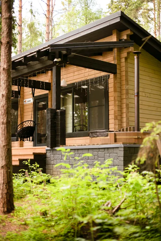 Дом в лесу - с фурако