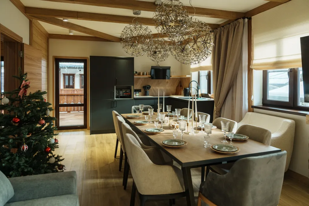 Коттедж Шале №6 (2-этажа) 130м² до 9 мест — аренда посуточно в Архыз