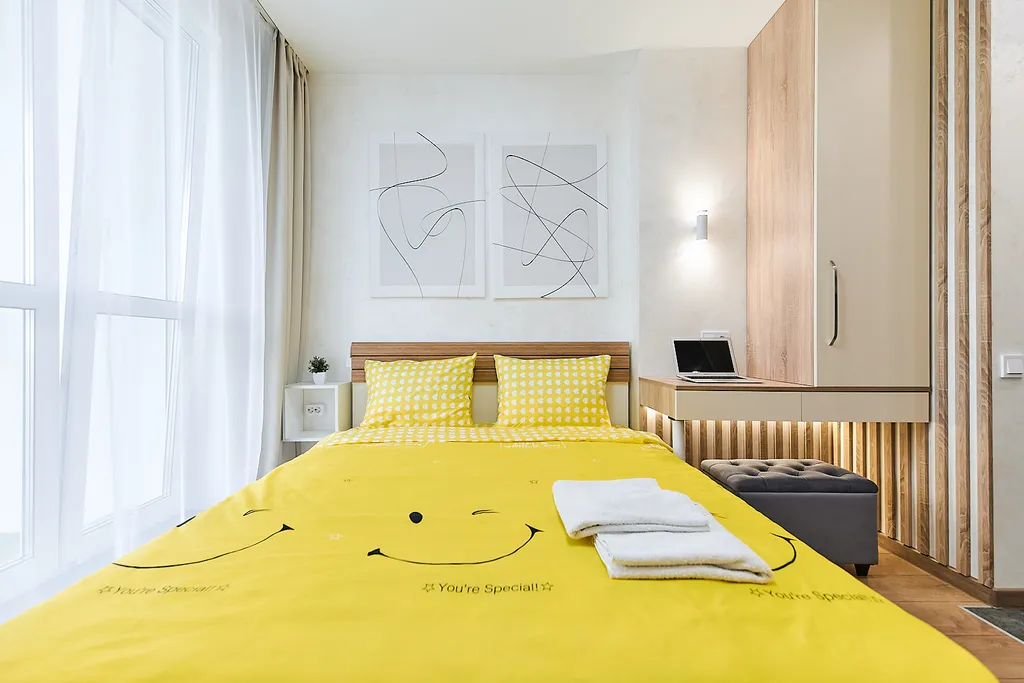 Стильная уютная студия Beijing с кондиционером в ЖК Minsk World