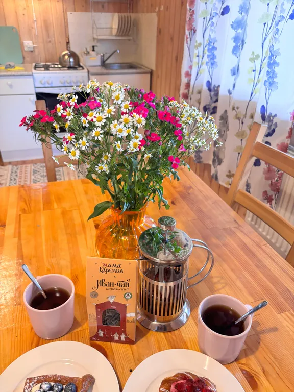 Коттедж Ладожские дюны, комфортный дом с панорамными окнами до 7-ми гостей — Ларионово